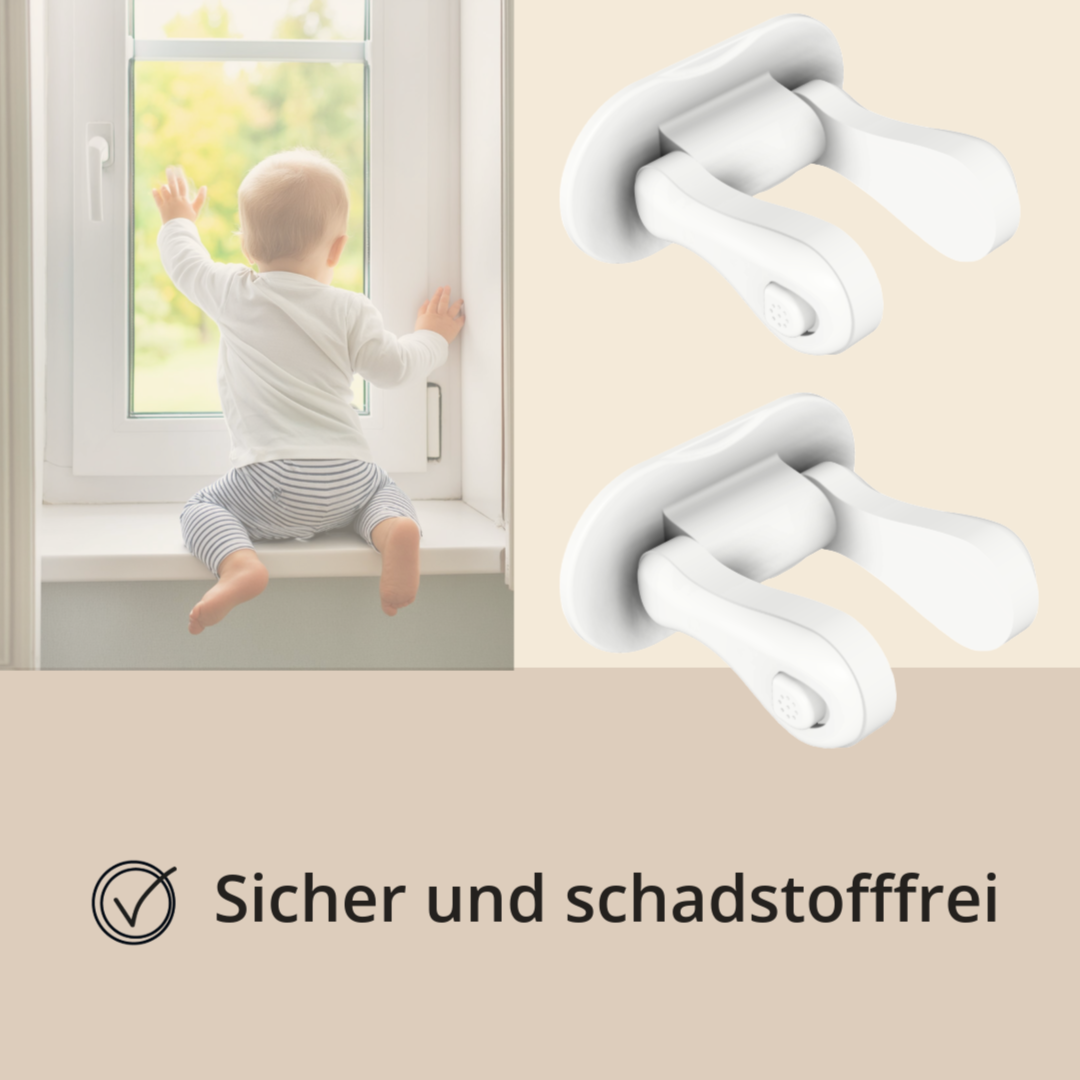 Universal Kindersicherung für Türen oder Fenster - 2 Stück