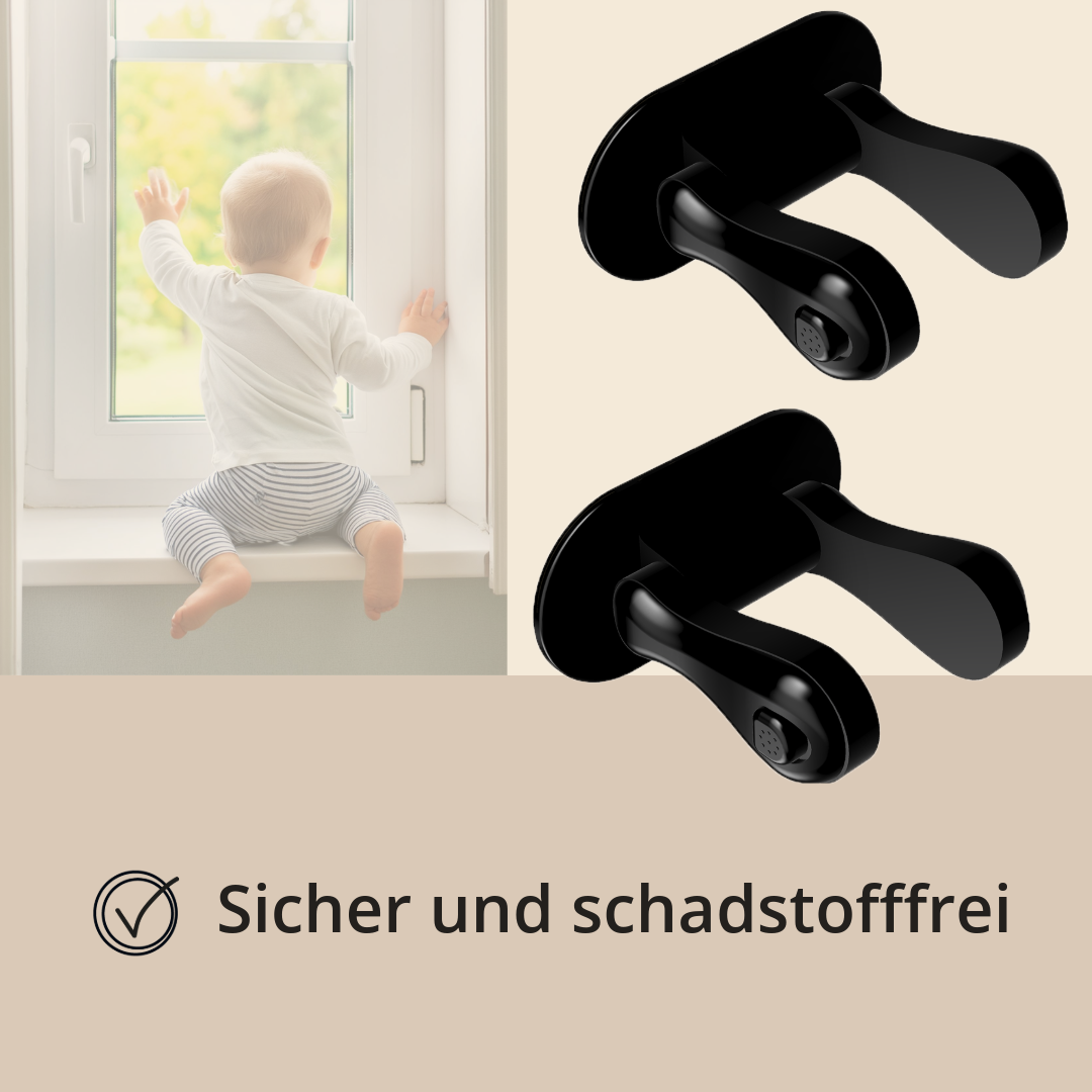 Universal Kindersicherung für Türen oder Fenster - 2 Stück